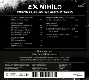 EX NIHILO POLYPHONY BEYOND THE ORDER OF THINGS pre-order